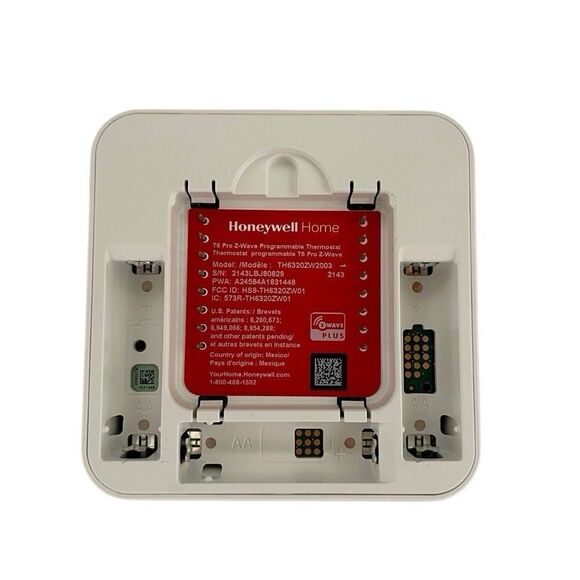 Honeywell T6 Pro Series Z-Wave Programmable Thermostat White TH6320ZW2003 - Picture 4 of 10